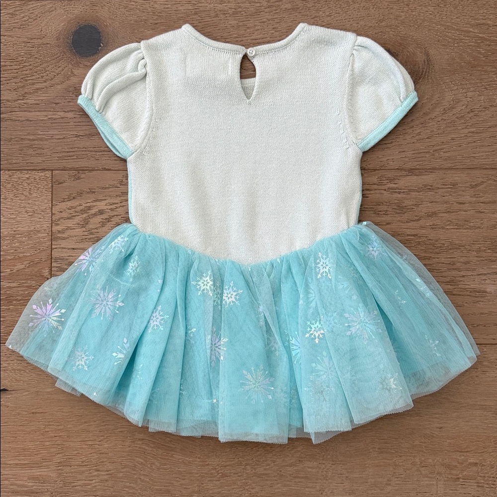NWT Disney Gap Baby Elsa Frozen Knit Dress size 12-18 months - Picture 5 of 7